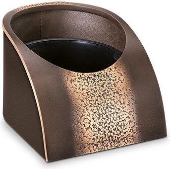 [ST-SK-54093] Bronze-Schale für Grabmal, 21×26×30 cm