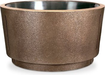 [ST-SK-54098] Bronze-dekorative Schale für Grabmal, Höhe 14–18 cm