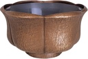 Bronze-Schale für Grabmal, Höhe 18–21 cm