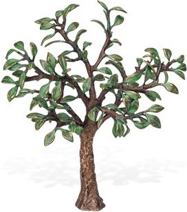 [ST-SK-60085] Bronze Baum des Lebens für Grabmal, Höhe 27,5 cm