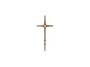 Bronze-Kreuz mit Halterung für Grabmal, 51–86 cm