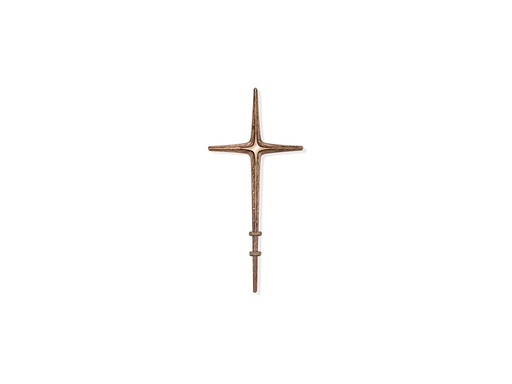 [ST-SK-60160] Bronze-Kreuz mit Halterung für Grabmal, 51–86 cm