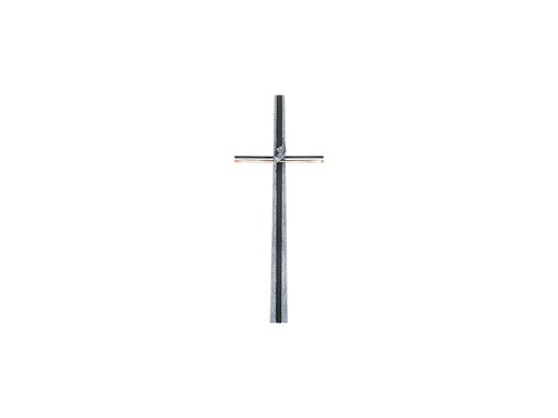 [ST-SK-60169] Grabkreuz mit Kristall, Bronze, 92×36 cm