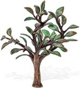 Bronze-Baum des Lebens für Grabmal, 17×14×12 cm