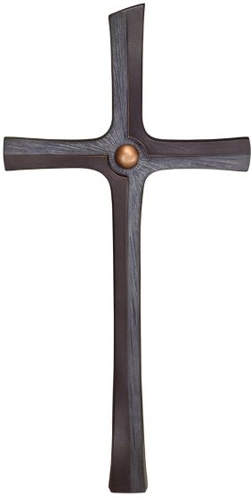 Bronze-Grabkreuz, 100×50 cm