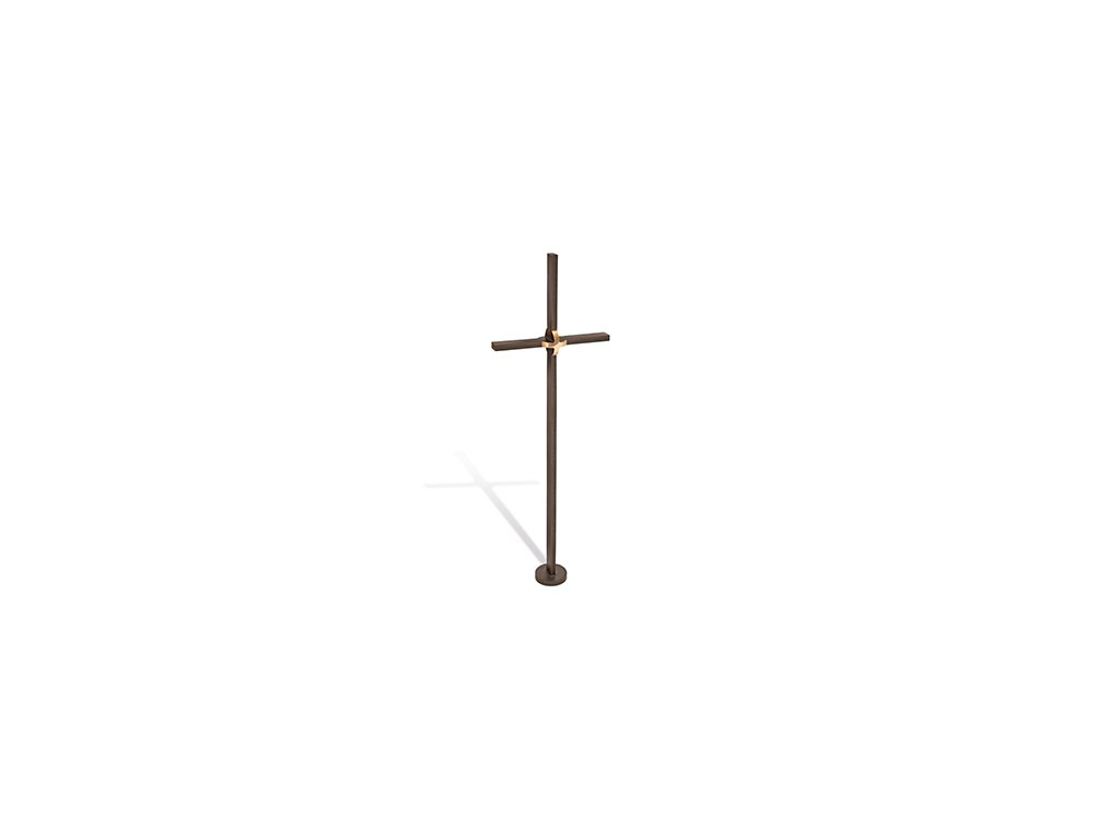 Grabkreuz aus Bronze, 60×20 cm oder 90×30 cm