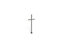 Grabkreuz aus Bronze, 60×20 cm oder 90×30 cm