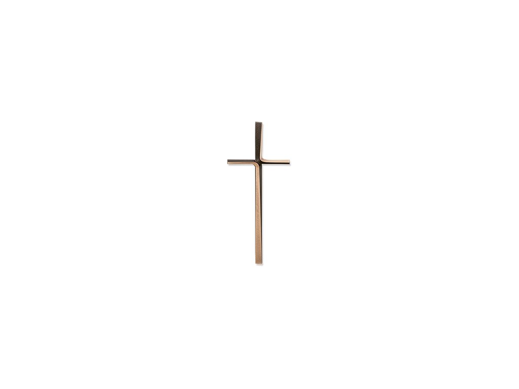 Grabkreuz aufliegend, Bronze, 20–40 cm