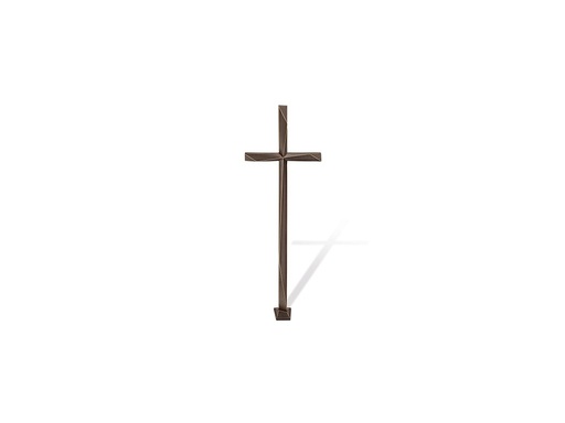 [ST-SK-62623] Freistehender Grabkreuz, Bronze, 61×19 cm