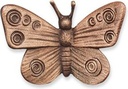 Bronze-Schmetterling für Grabmal, 4×6 cm