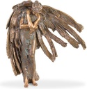 Bronze weinender Engel stehend, 70×65×18 cm