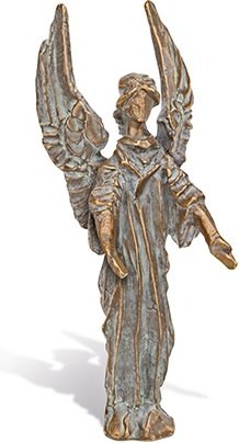 Bronze Engel für Grabmal, 19×10 cm