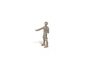 Bronze-Statue Junge für Grabmal, 11,5×4×6 cm