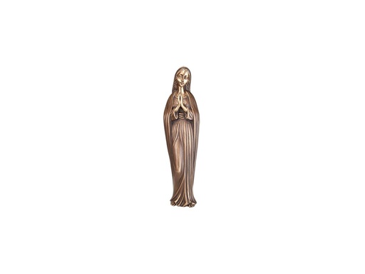 [ST-SK-85122] Bronze-Madonna für Grabmal, 40×10 cm oder 62×17 cm