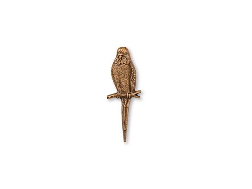 [ST-SK-85221] Bronze-Papagei für Grabmal, 10×3,5 cm
