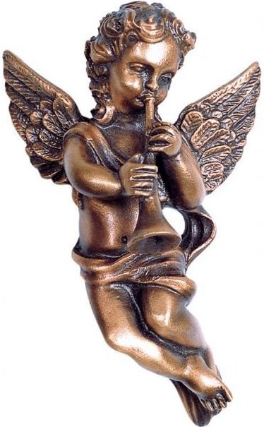 Bronze-Engel für Grabmal, 11×7 cm