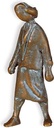 Bronze-Statue Laufende Figur für Grabmal, 9×3×4 cm