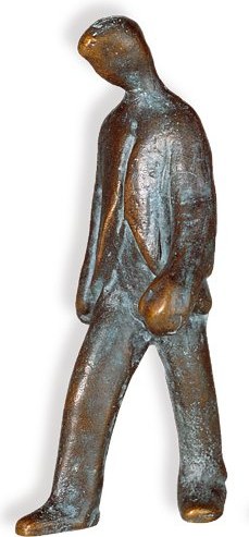 [ST-SK-85254] Bronze-Statue Laufende Figur für Grabmal, 9×5×5 cm