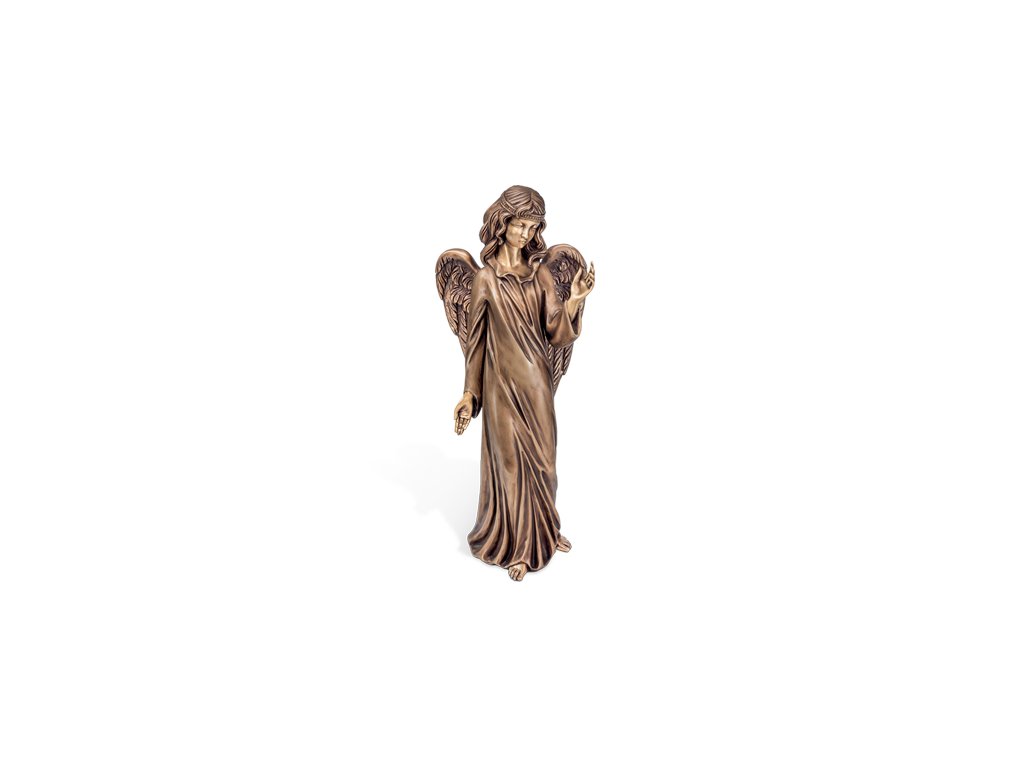 Bronze Schutzengel für Grabmal, 20–58 cm