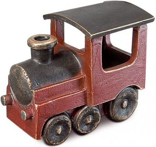 [ST-SK-85291] Bronze-Lokomotive für Kindergrabmal, 8×10 cm