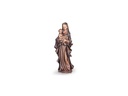 Bronze-Statue Madonna mit Kind für Grabmal, 20–62 cm