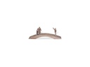 Bronze-Brücke mit Figuren für Grabmal, 10×31×7 cm