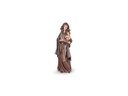 Bronze Madonna mit Kind für Grabmal, 69×26×19 cm