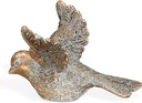Bronze-Vogel für Grabmal, 6×8×9 cm
