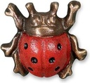 Bronze-Blatt für Kindergrabmal, 3×3 cm
