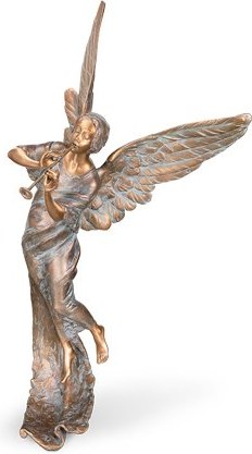 Bronze schwebender Engel für Grabmal, 37×19×19 cm