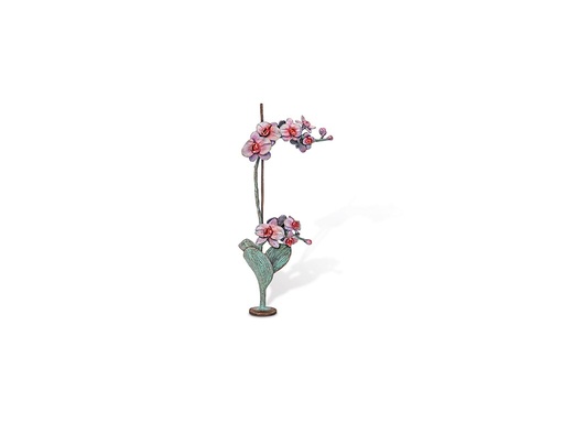 [ST-SK-85543] Bronze Orchidee für Grabmal, 43×17,5×10 cm