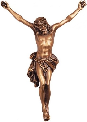 [ST-SK-88050] Bronze Christus für Grabmal, 21×15 cm