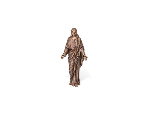 [ST-SK-89540] Bronze-Kristus für Grabmal, 45×20 cm