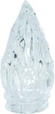 Glasflamme für Grablaterne, weiß, Höhe 9 cm oder 12 cm