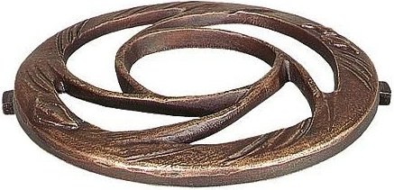 Bronze Blumenverteiler für Grabmal, Ø 15 cm