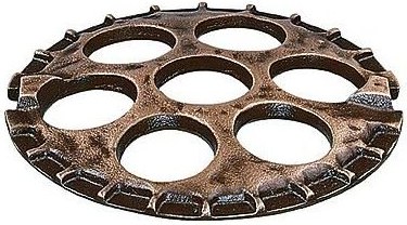 Bronze Blumenverteiler für Grabmal, Ø 8,7–10,5 cm