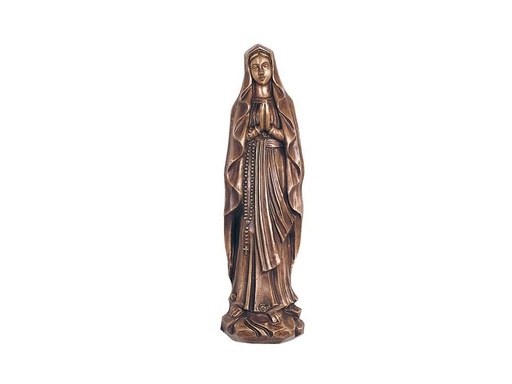 [ST-SK-95100] Bronze Madonna für Grabmal, 32×9×7 cm