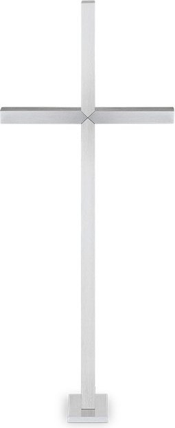 Grabkreuz aus Edelstahl, 61×23 cm oder 91×28 cm