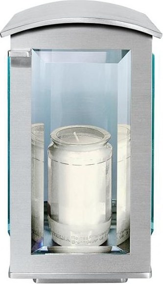 Grablamp aus Edelstahl, 19×11×11 cm oder 24×13×13 cm