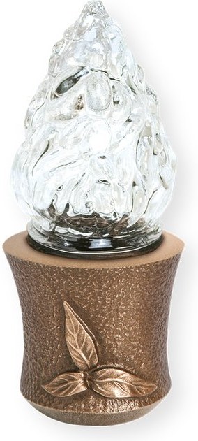 Grablampe auf Batterien, Bronze, Höhe 14–19 cm