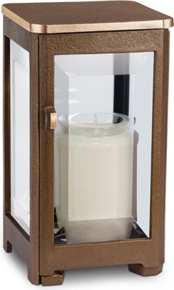 [ST-SK-LAT49] Bronze-Grablicht, 16–30 cm, Patina