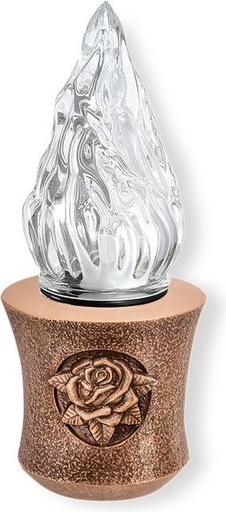 [ST-SK-LAT51] Grablampe auf Batterien, Bronze, Höhe 14–19 cm