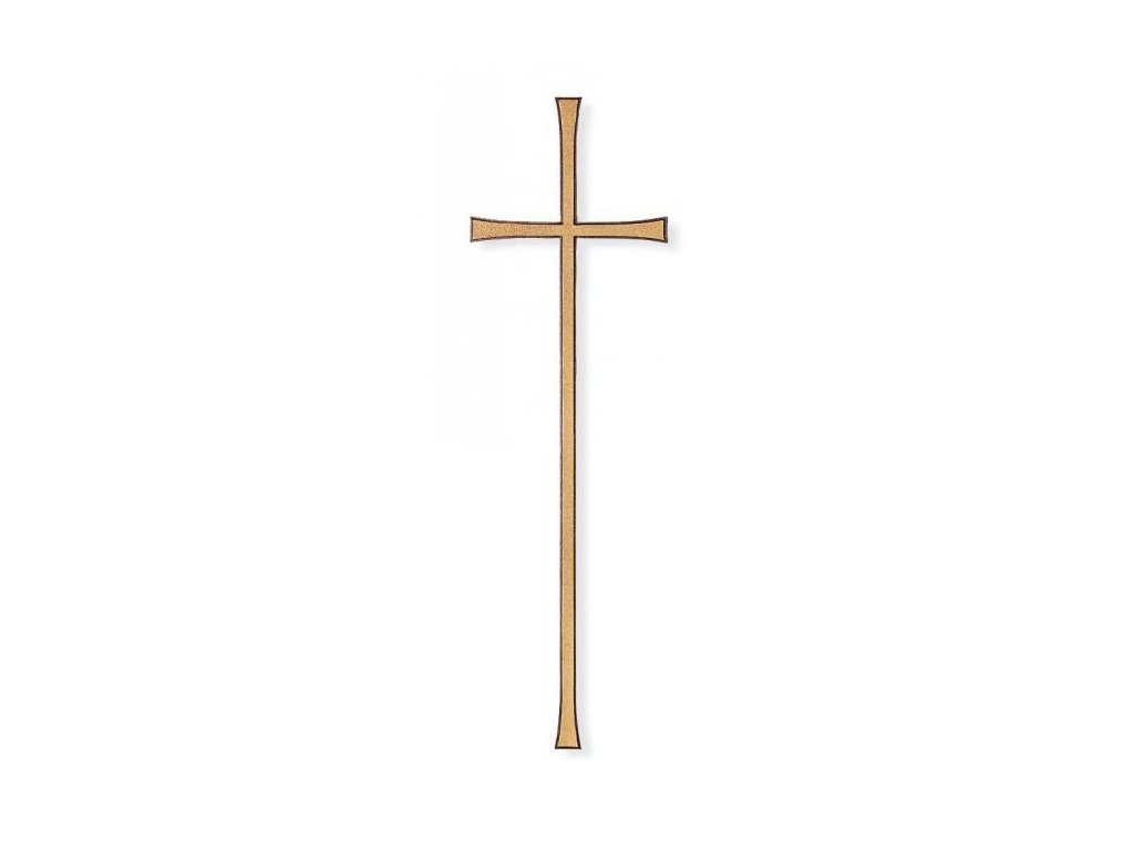 Grabkreuz Elegant, Bronze, 8–60 cm