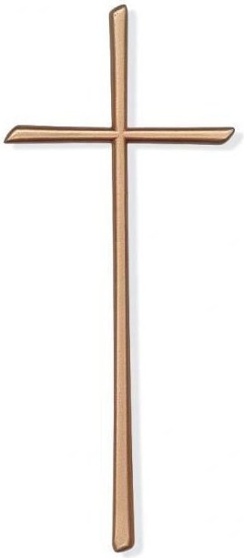 Grabkreuz Scriptura aus Bronze, 8–50 cm