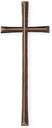 Grabkreuz Rustikal aus Bronze, 12–60 cm