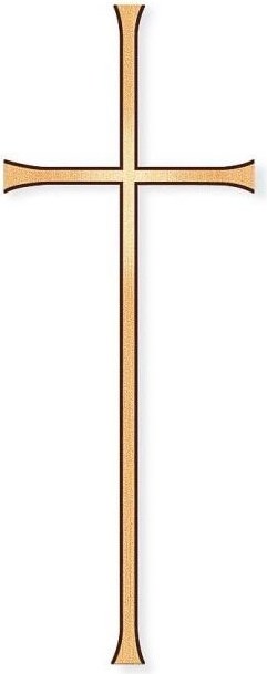 Grabkreuz Formal aus Bronze, 12–50 cm