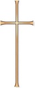 Grabkreuz Formal aus Bronze, 12–50 cm