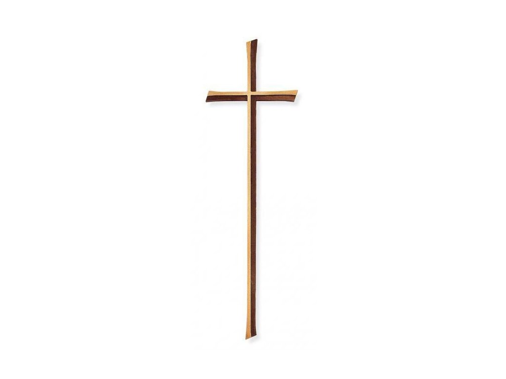 Grabkreuz Kursiva aus Bronze, 12–60 cm