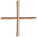 Gleicharmiges Kreuz Karund für Grabmal, 12–20 cm