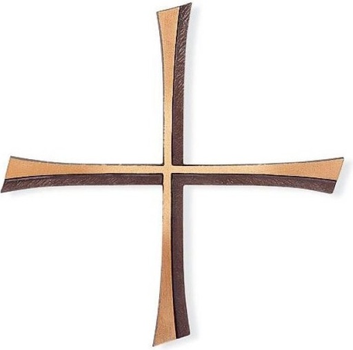 [ST-SK-SCHRKR032] Grabkreuz Kontura, Bronze, 15×15 cm